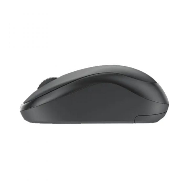 Mouse Logitech M240 vista superior con rueda de desplazamiento y botones