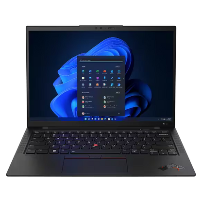 Laptop Lenovo ThinkPad X1 Carbon G10 14 pulgadas vista frontal con pantalla encendida