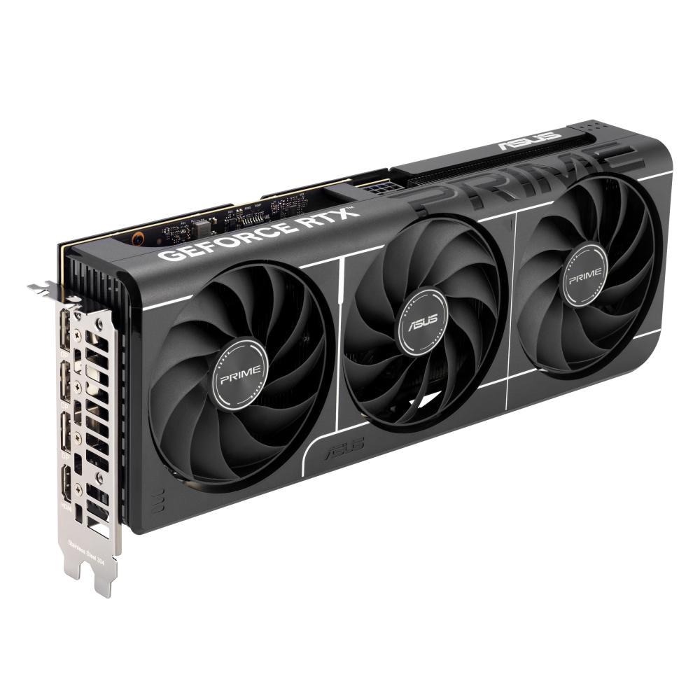ASUS Prime RTX 5060 Ti - vista lateral