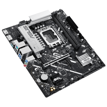 ASUS PRIME B860M-K tarjeta madre detalle de puertos traseros