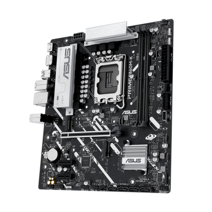 ASUS PRIME B860M-K tarjeta madre detalle de slots