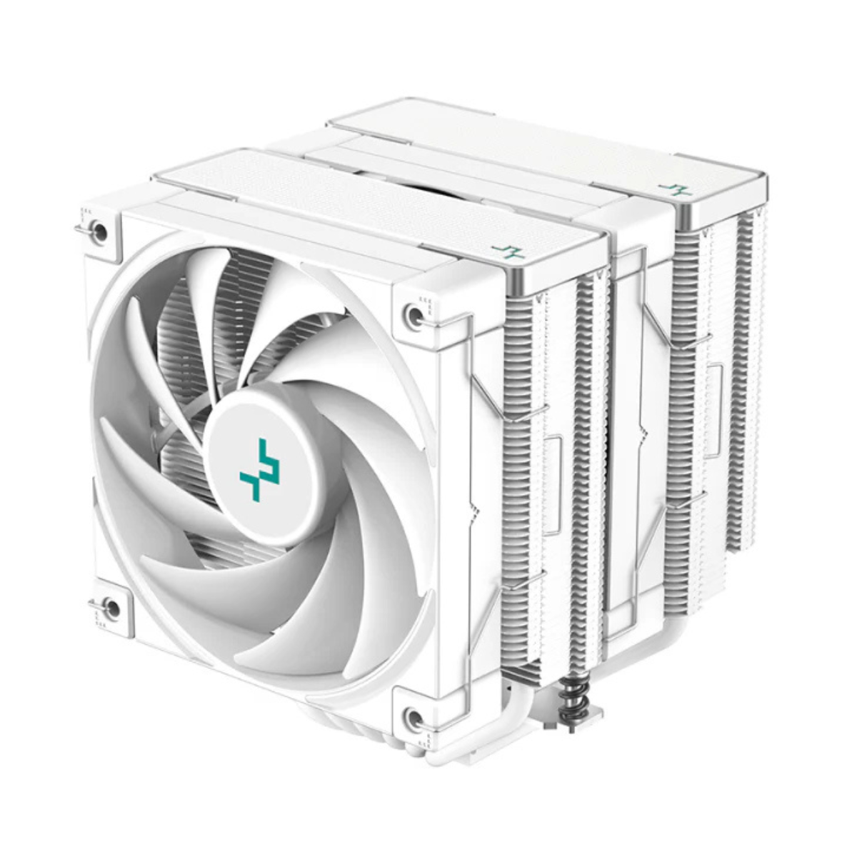 Abanico DeepCool AK620 WH | 120mm FDB | Doble Ventilador | CPU Silencioso | Blanco