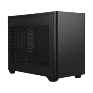 CASE RGB COOLER MASTER MASTERBOX NR200P MINI TOWER VENTILADORES 2 DE 120MM CON VIDRIO Y MALLA LATERAL MCB-NR200P-KGNN-S00 NEGRO