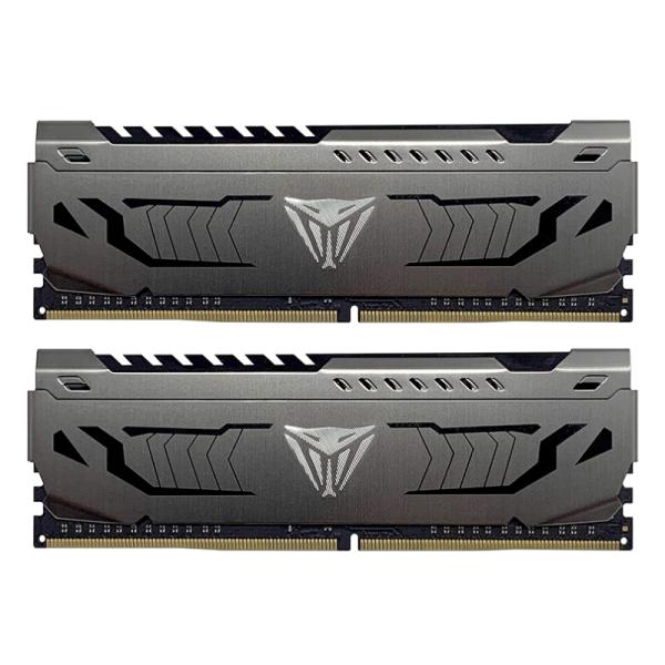 MEMORIA PC 8GB DDR4 3200MHZ PATRIOT ( 2 x 4) CL16 VIPER 4 STEEL HS DUAL KIT PVS48G320C6K V4S