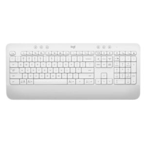 TECLADO LOGITECH K650 SIGNATURE MEMBRANA INALÁMBRICO BLUETOOTH ESPAÑOL 920-010964 BLANCO