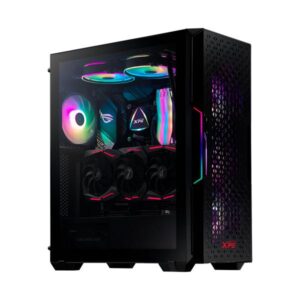 CASE GAMING RGB ADATA XPG STARKER AIR MID TOWER VENTILADORES 2 DE 120MM CON VIDRIO LATERAL Y MALLA FRONTAL STARKERAIR-BKCWW NEGRO