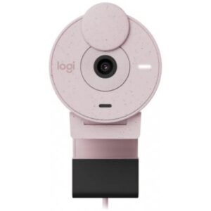 CAMARA WEB LOGITECH BRIO 300 1080P USB-C 960-001446 ROSADO