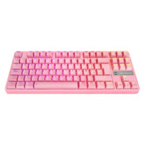 TECLADO GAMING RGB EAGLE WARRIOR KGY282U0001C TKL MECÁNICO ALÁMBRICO ESPAÑOL ROSADO