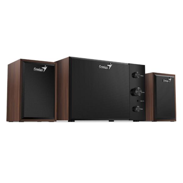 Parlante Genius SW-350 2.1 Madera, 31730037402