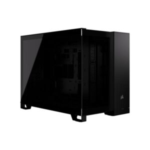 CASE GAMING CORSAIR 2500X VIDRIO MID TOWER SIN VENTILACIÓN INCLUIDA CON VIDRIO LATERAL Y FRONTAL CC-9011265-WW NEGRO