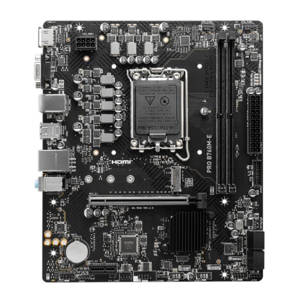 Tarjeta Madre MSI PRO B760M-E DDR5 LGA 1700 Micro ATX