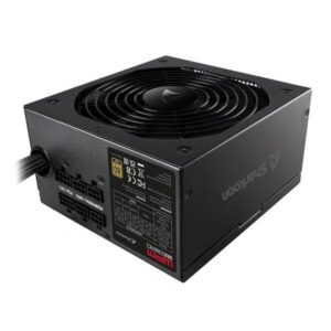 Fuente de Poder Sharkoon WPM Gold Zero 650W | 80 Plus Gold | Semimodular | Ventilador 135mm | Tecnología Zero RPM