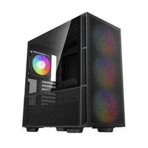 CASE GAMING RGB DEEPCOOL CH560 MID TOWER 3 VENTILADORES DE 140MM Y 1 DE 120MM CON VIDRIO LATERAL Y MALLA FRONTAL R-CH560-BKAPE4-G1 NEGRO