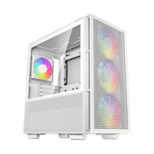 CASE GAMING RGB DEEPCOOL CH560 WH MID TOWER 3 VENTILADORES DE 140MM Y 1 DE 120MM CON VIDRIO LATERAL Y MALLA FRONTAL R-CH560-WHAPE4-G-1 BLANCO