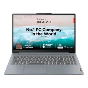 LAPTOP LENOVO IDEAPAD SLIM 3 15AMN8 15.6" RYZEN 5 7520U 8GB 512GB SSD TOUCH WIN 11 INGLES LEN-82XQ00RSUS-A GRIS