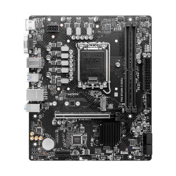 Tarjeta Madre MSI PRO B760M-E LGA 1700 mATX DDR4