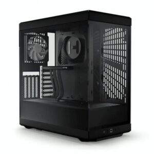 CASE GAMING HYTE Y40 MID TOWER VENTILADORES 2 DE 120MM CON VIDRIO LATERAL Y FRONTAL CS-HYTE-Y40-B NEGRO