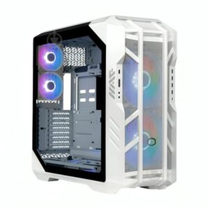 CASE GAMING RGB COOLER MASTER HAF 700 FULL TOWER 2 VENTILADORES DE 200MM Y 3 DE 120MM CON VIDRIO LATERAL Y MALLA FRONTAL H700-WGNN-S00 BLANCO