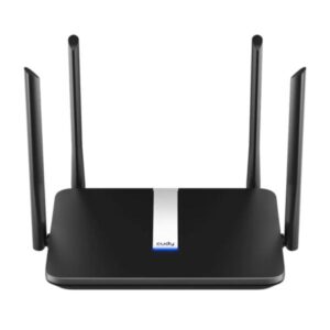 ROUTER INALAMBRICO CUDY X6 2.0  DOBLE BANDA 5GHZ  AX1800  WI-FI 6 CUDY MESH GIGABIT NEGRO
