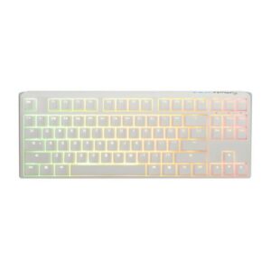 TECLADO GAMING RGB DUCKY ONE 3 TKL MECANICO USB-C ESPAÑOL SWITCH CAFÉ DKON2187ST-BESPDPWWWSC1 BLANCO