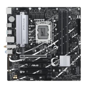 TARJETA MADRE ASUS PRIME B760M-A AX6 II-GSI LGA1700 M-ATX DDR5 90MB1JH0-MVABY1 NEGRO / BLANCO