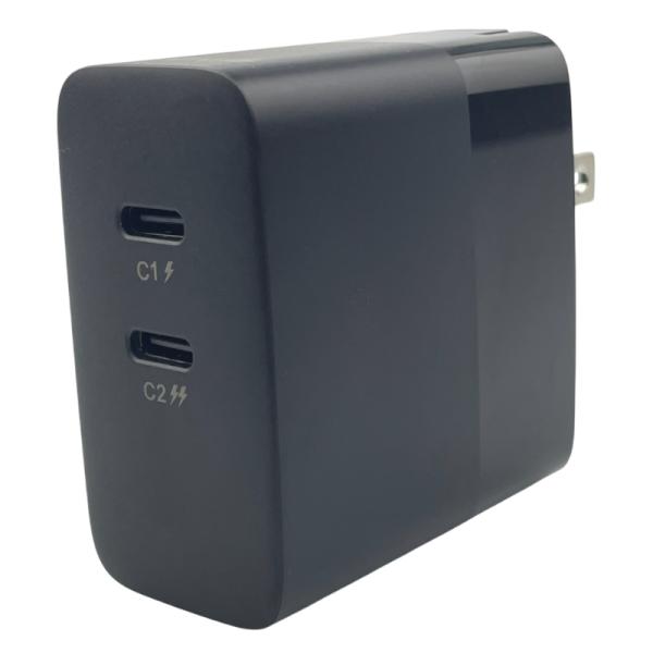 Cargador de Pared Nova PA045RBU001C | 45W | 2x USB-C | Carga Rápida | Enchufe Plegable | Compacto