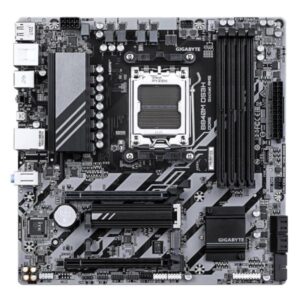 TARJETA MADRE GIGABYTE B840M DS3H AM5 MICRO ATX DDR5 NEGRO/PLATEADO