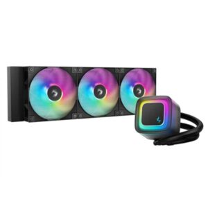 Enfriamiento Líquido RGB DeepCool LE360 V2 | AIO 360 mm | Triple Ventilador ARGB | Soporte AM5/AM4 y LGA1700+