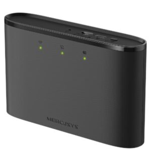 ROUTER PORTÁTIL MERCUSYS MT110 4G 2.4GHZ 150 MBPS HASTA 10 USUARIOS NEGRO