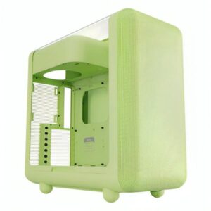 CASE HYTE X50 MID TOWER SIN VENTILACIÓN INCLUIDA CON PANEL LATERAL CS-HYTE-X50G-MM VERDE