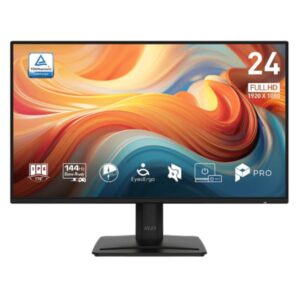MONITOR MSI PRO MP242 E14A 23.8" PLANA FHD 1920X1080 144 HZ IPS ADAPTIVE SYNC HDMI 9S6-3PD1CT-014 NEGRO
