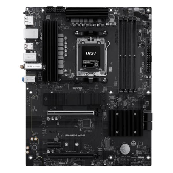 Tarjeta Madre MSI PRO B850-S WiFi 6E AM5 DDR5 ATX