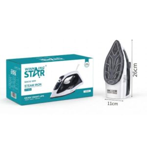 PLANCHA WINNING STAR ST-2024 2000W DYD-740-WST-110V-13912 BLANCO / NEGRO