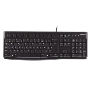 TECLADO LOGITECH K120 CORDED ALÁMBRICO USB INGLÉS 920-002478 NEGRO