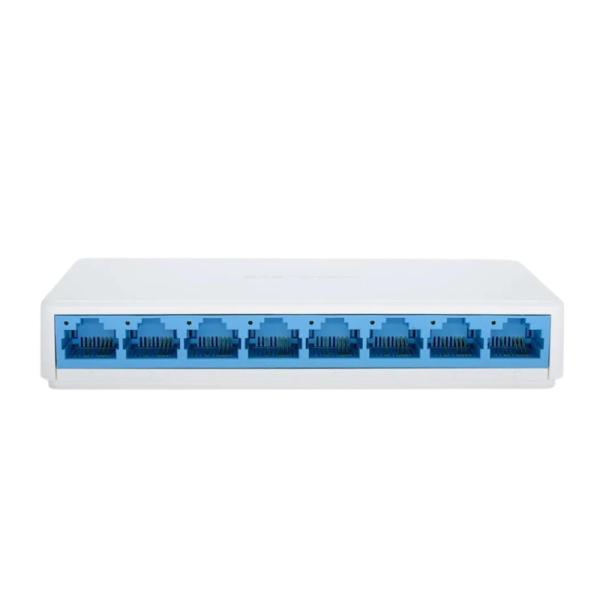 Switch de Escritorio Mercusys MS108 | 8 Puertos 10/100Mbps | Plug and Play | Sin Ventilador