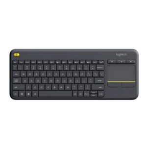 TECLADO LOGITECH K400 PLUS MEMBRANA INALÁMBRICO INGLÉS CON TOUCHPAD INTEGRADO 920-007119 NEGRO