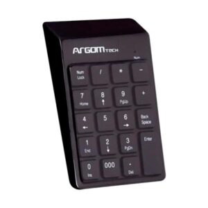 TECLADO NUMÉRICO ARGOM KB-1076 MEMBRANA ALÁMBRICO ARG-KB-1076 NEGRO