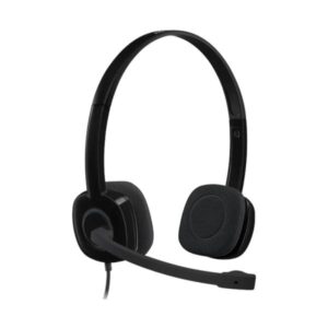 HEADSET LOGITECH H151 STEREO ALÁMBRICO 3.5 981-000587 NEGRO