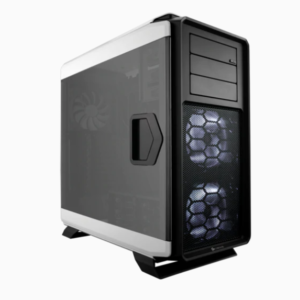 CASE GAMING CORSAIR GRAPHITE SERIES 760T FULL TOWER VENTILADORES 2 DE 140MM CON VENTANAS LATERALES ABISAGRADAS CC-9011074-WW BLANCO
