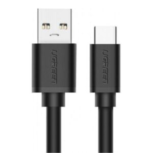 Cable UGREEN US184 | USB-A 3.0 a USB-C | 2 Metros | Carga Rápida | Negro