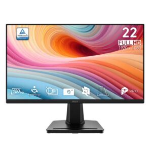MONITOR MSI PRO MP225 E12VL 21.45 PULG FHD 1920X1080 120 HZ VA ADAPTIVE-SYNC / HDMI / VGA 9S6-3PE0CM-024 NEGRO