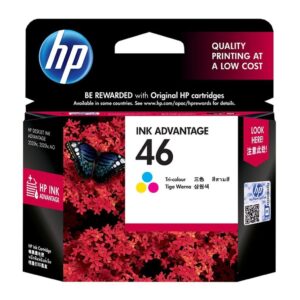 Cartucho Tinta HP 46 Tricolor, CZ638AL