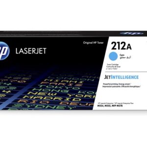 Cartucho Tóner HP 212A Cian, W2121A