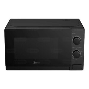 Microondas Midea 0.7 Pies Cúbicos MMDP07S2BM | 700W | Control Mecánico | Temporizador 35 min | Negro