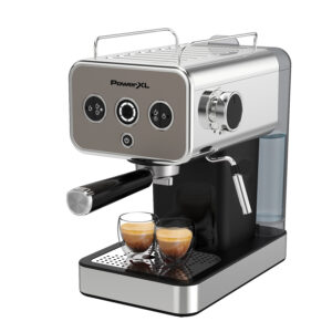 Cafetera Espresso Power XL EM0112-0SPLA | 15 Bar | Doble o Sencillo