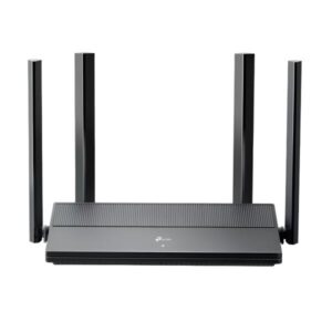 ROUTER TP LINK EX141 US1 AX1500 DUAL BAND 2.4 GHZ 5 GHZ AX1500 WI FI 6 GIGABIT MESH PUERTOS LAN / WAN NEGRO