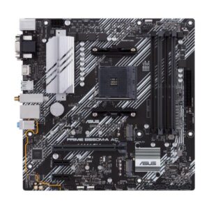 TARJETA MADRE ASUS PRIME B550M-A AC AM4 M-ATX DDR4 NEGRO / BLANCO