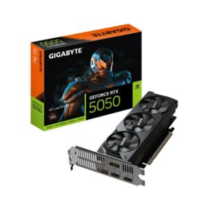 TARJETA DE VIDEO GIGABYTE GEFORCE RTX 5050 OC LOW PROFILE 8G 8GB GDDR6 2587MHZ GV-N5050OC-8GL NEGRO
