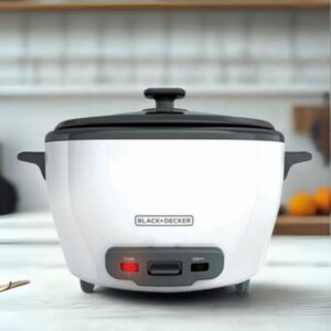 Black + Decker olla arrocera 14 tz cocidas blanca RC514