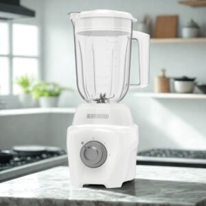 Black + Decker licuadora 2 veloc 700W 2 vaso plast 1.65L ice crush  Blanca - BL0877-0WDLA
